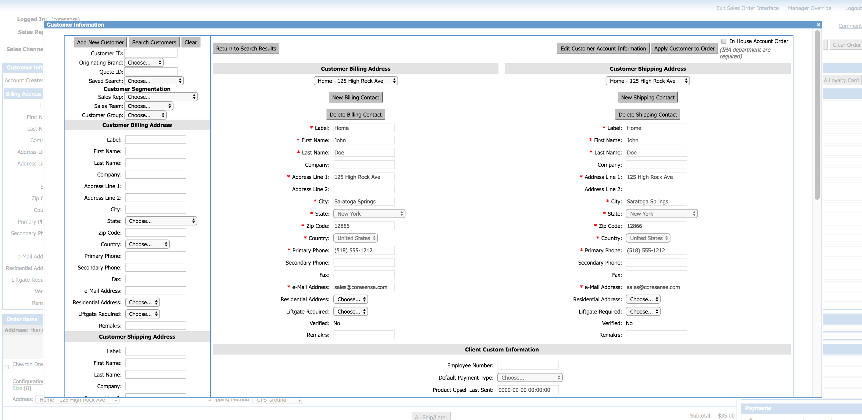 SOI-Customer Info